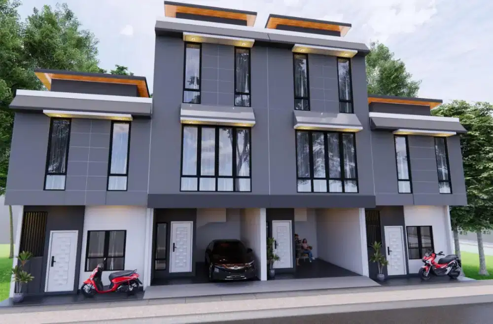 Rumah dijual 2 lantai 5 menit dr Tol cempaka putih