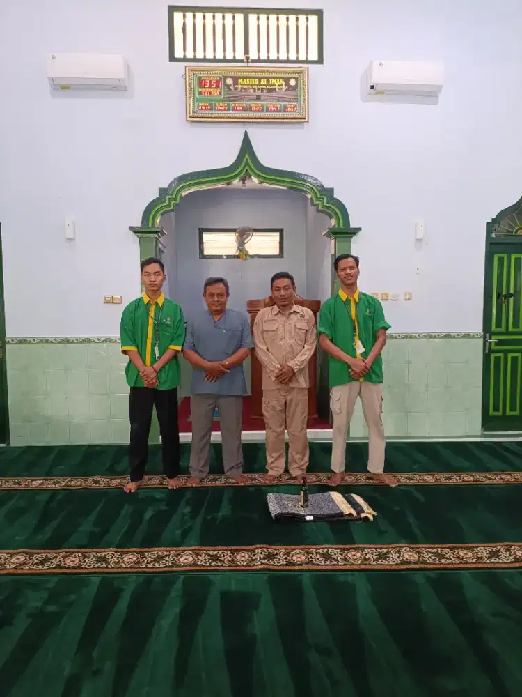 Jual Karpet Masjid Tipe Al namaz Hijau Polos