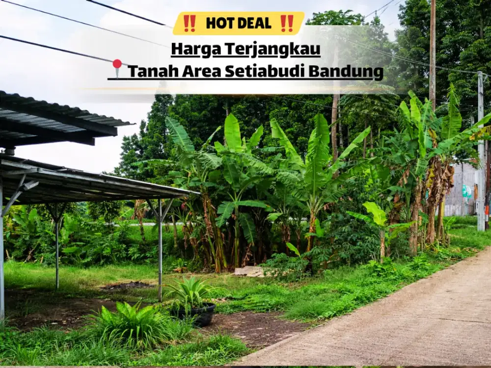 Tanah SHM 100m² Area Setiabudi – Praktis & Siap Digunakan