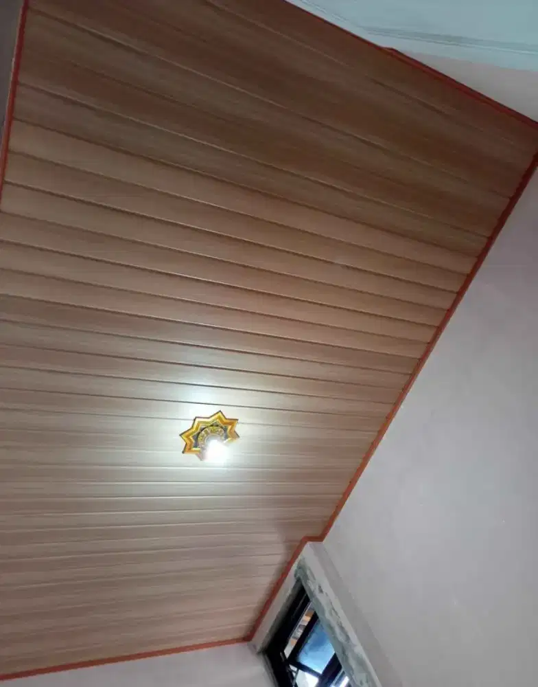PLAFON PVC TERPASANG BAHAN + JASA PASANG
