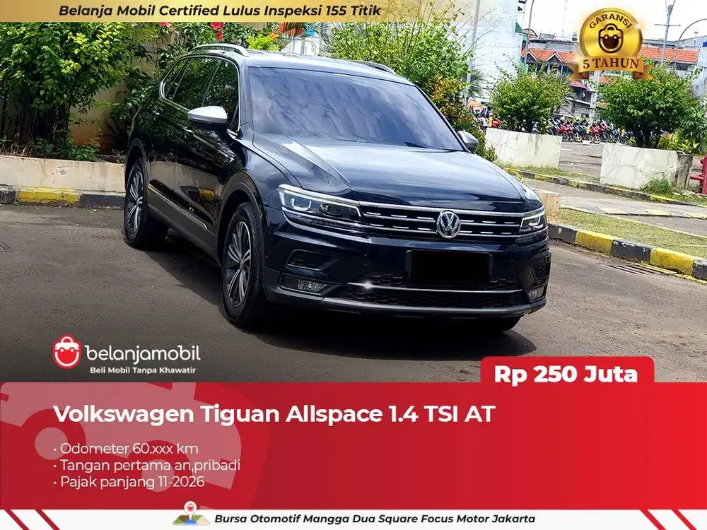 [ PAJAK PANJANG ] Volkswagen VW Tiguan Allspace 1.4 TSI AT 2019 2020