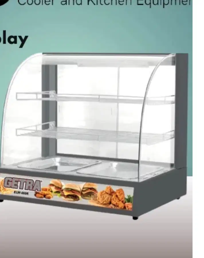 Dijual Second Getra Food Warmer pajangan jual gorengan