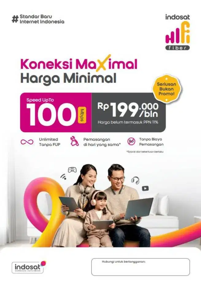 Internet Wifi Indosat HIFI - Ex MNC Play