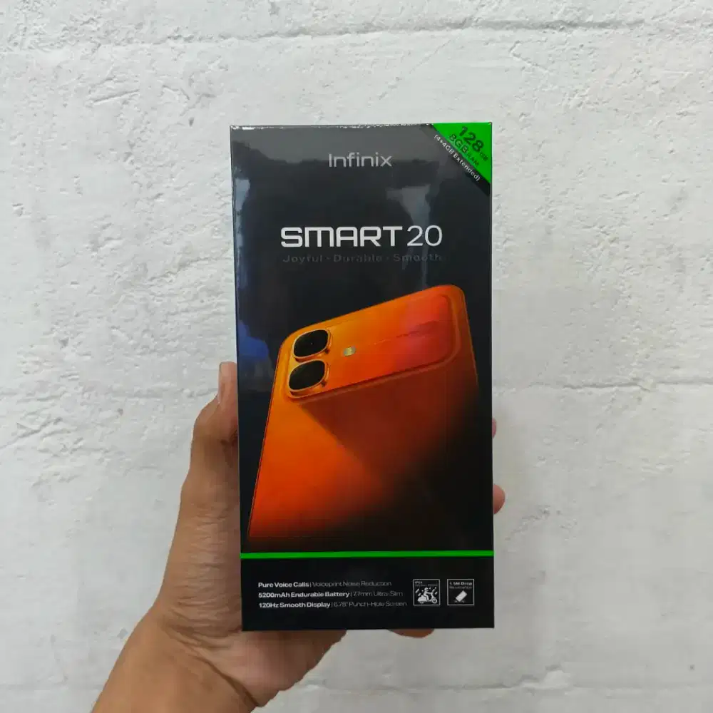 INFINIX SMART 20 RAM 8GB/128GB | BARANG BARU BERGARANSI RESMI