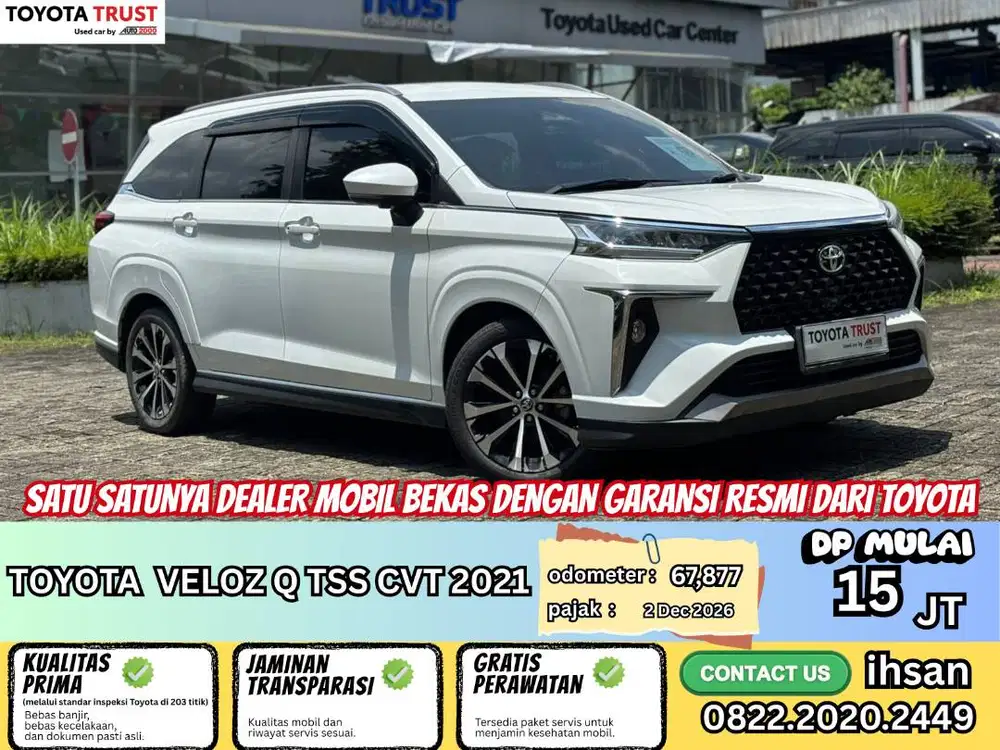 TOYOTA VELOZ Q TSS CVT 2021