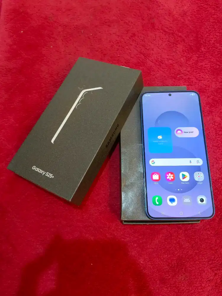 Samsung s25 plus 5G 12/256 ex resmi navy like new fullset ori