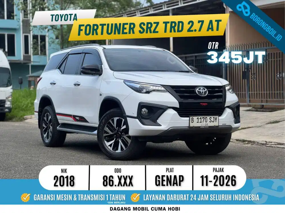Toyota Fortuner SRZ TRD 2.7 at 2018 / 2019 nissan terra