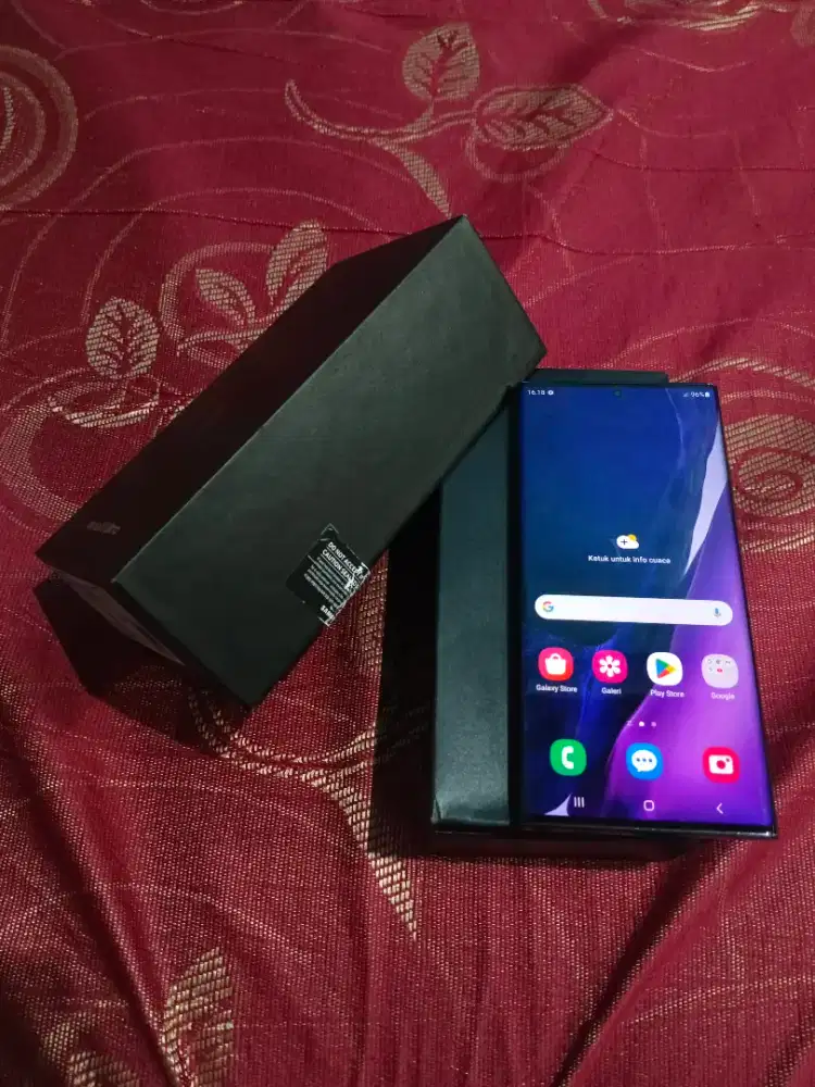 Samsung note 20 ultra 4G 8/512 ex resmi black mulus fullset