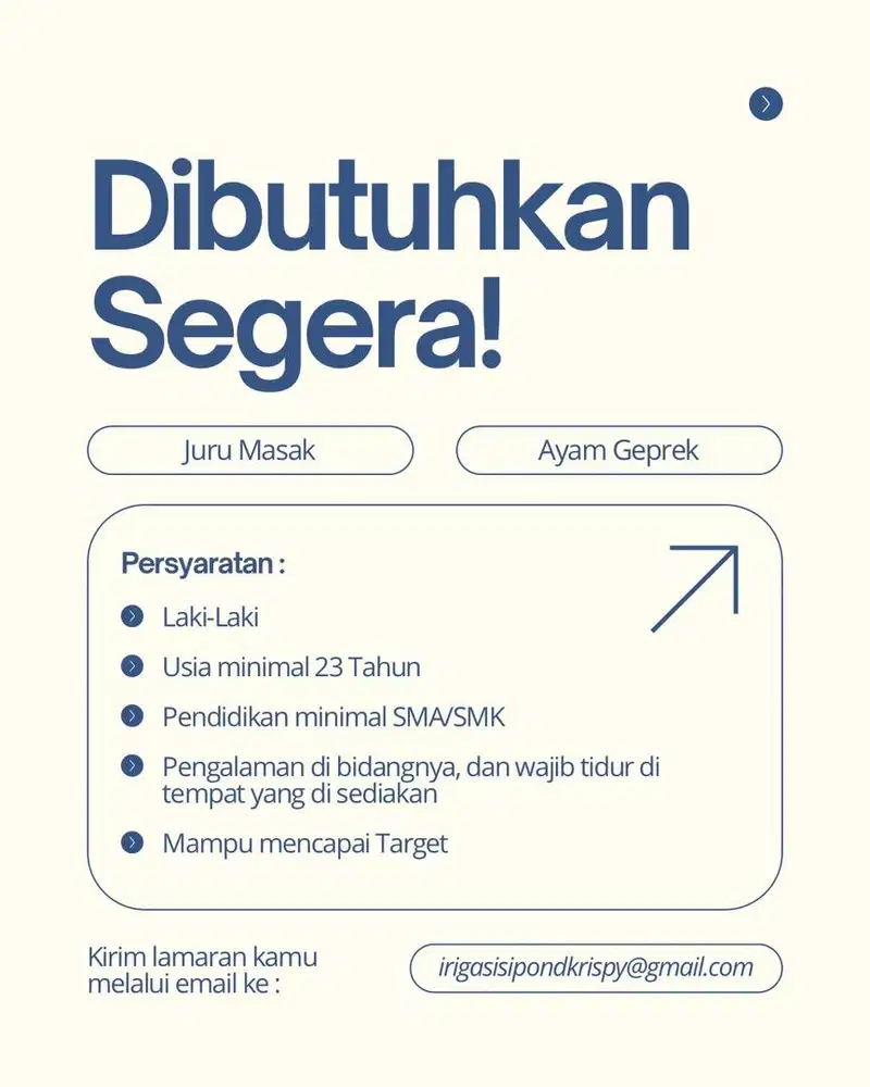 Lowongan Kerja Ayam Geprek