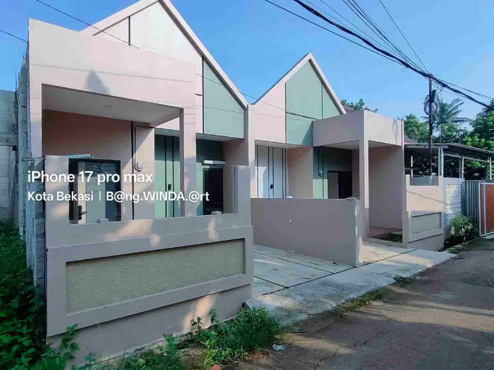 RUMAH KAMPUNG MINIMALIS MEWAH MURAH CAS/KPR DI MUSTIKA JAYA BEKASI KOTA