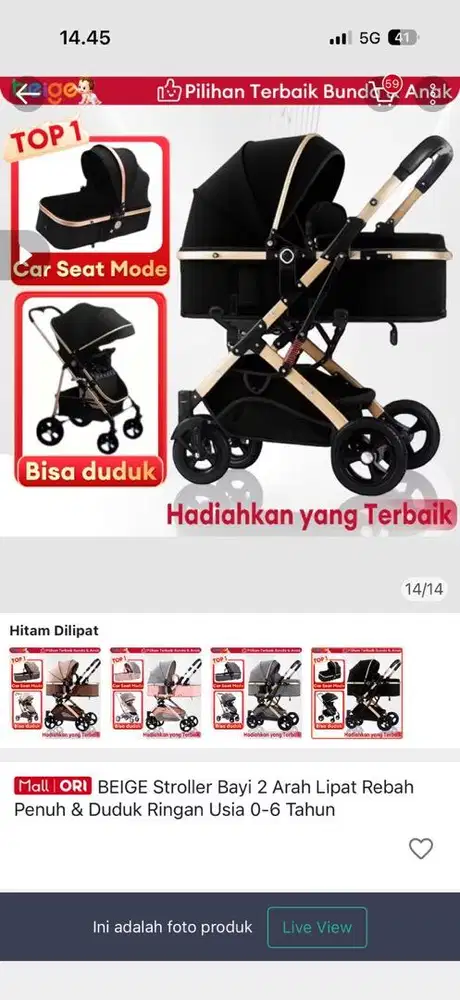 stroller murah masih bisa nego tipis