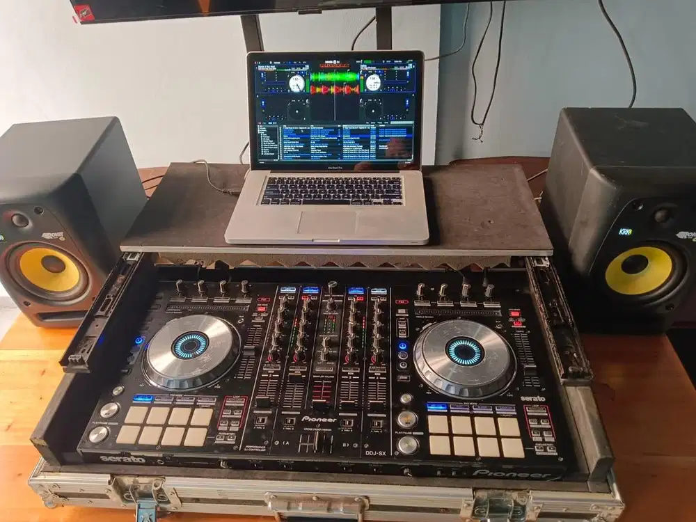 Mesin DJ Pioneer DDJ SX Full set + Speaker