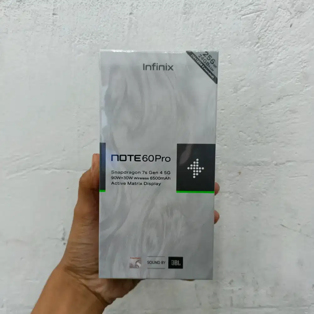 INFINIX NOTE 60 PRO RAM 24GB/256GB |BARANG BARU BERGARANSI RESMI