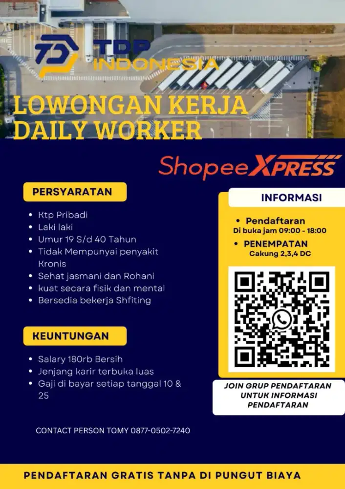 Lowongan kerja gudang shoope