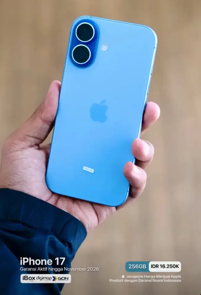 iPhone 17 tanpa DP dan bunga ringan