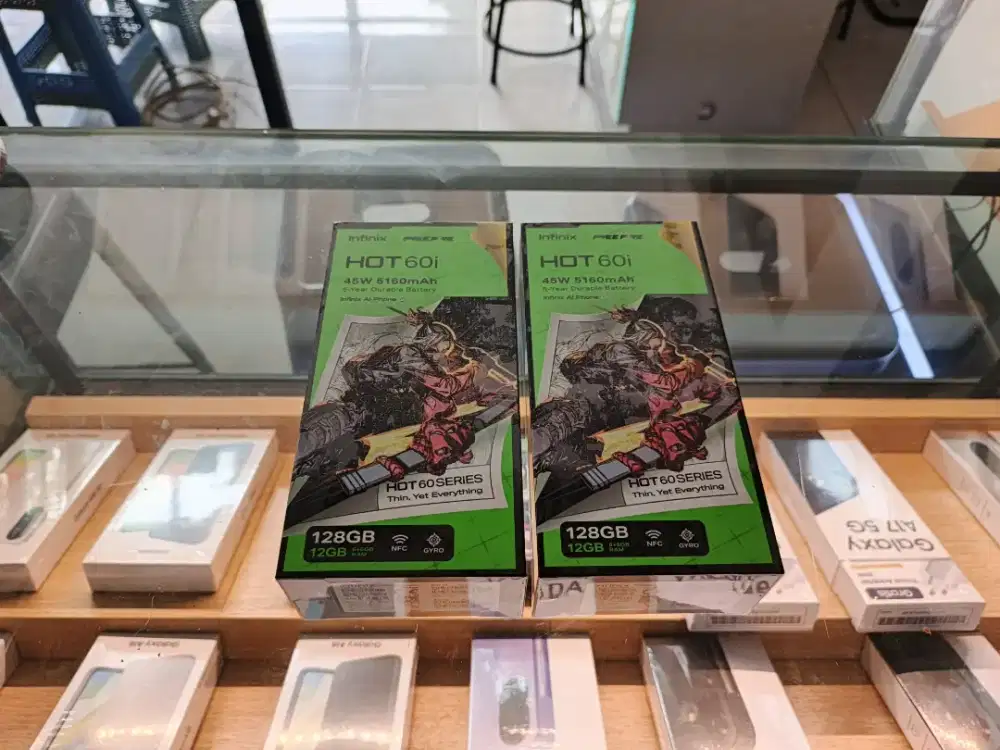 Fast respon WA Infinix Hot 60i NFC 6+6/128 Garansi resmi 1thn