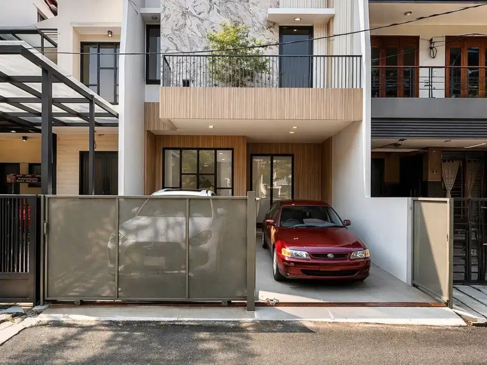 Jual Rumah Baru 2 Lantai di Pondok Indah Jakarta Selatan, SHM, 4 KT, Carport 2 Mobil