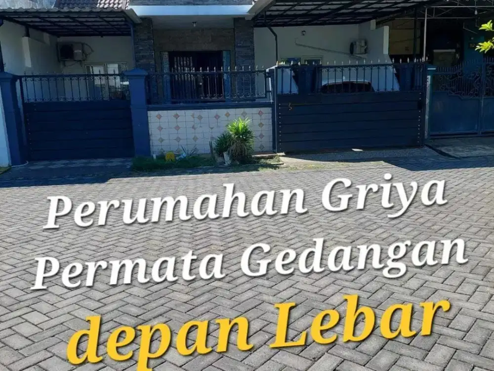 DIJUAL RUMAH GRIYA PERMATA GEDANGAN SIDOARJO RON.A307
