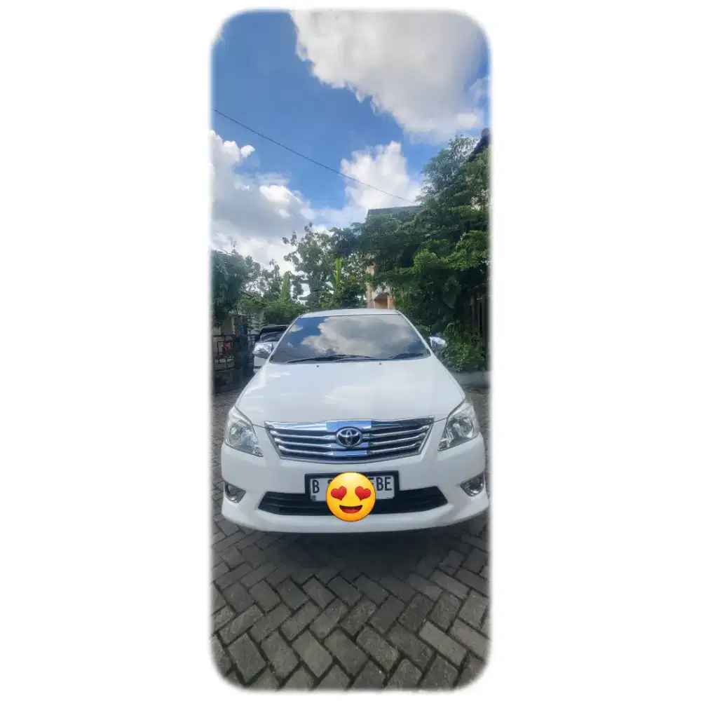 Toyota Innova Putih 2.0 Bensin G 2012 A/T
