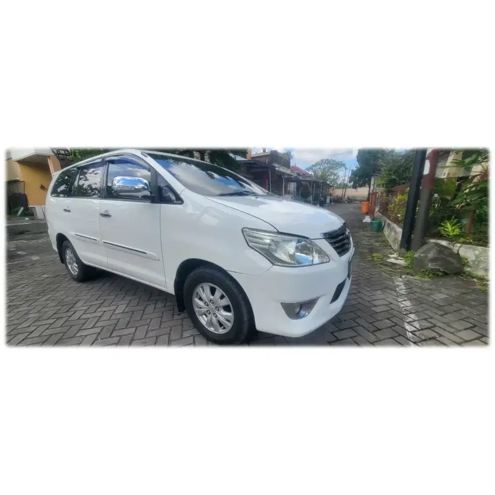 Toyota Innova Bensin G 2012 A/T 2.0 Putih