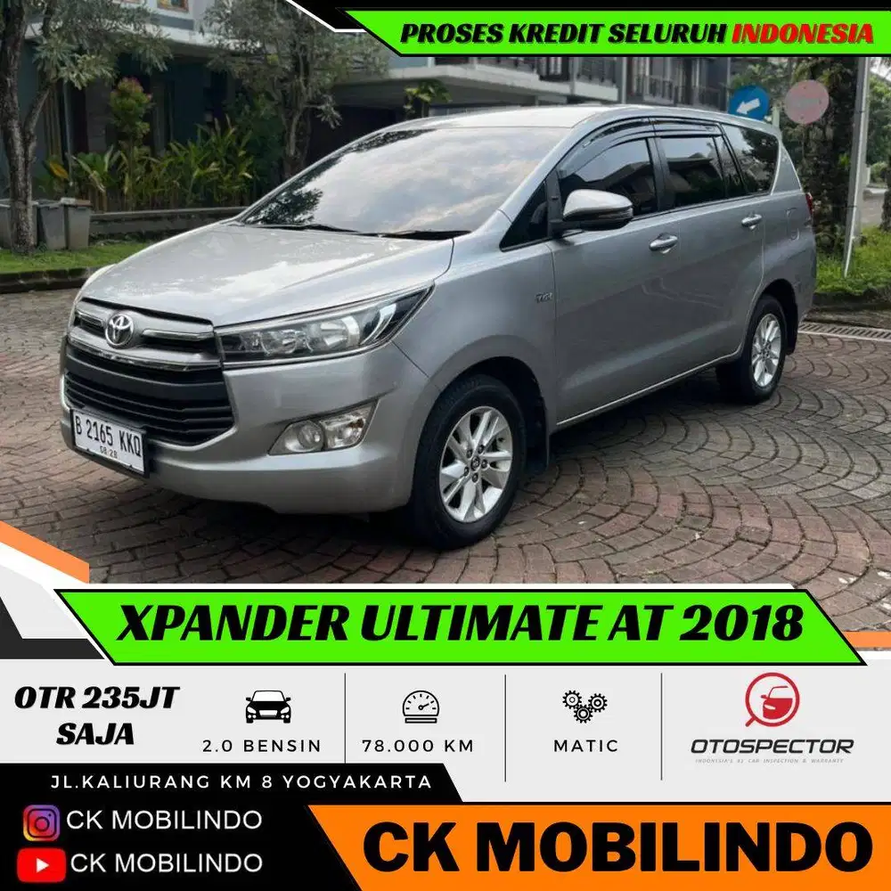 Toyota Innova Reborn G Matic 2018 ORISINIL DP Minim Ertiga