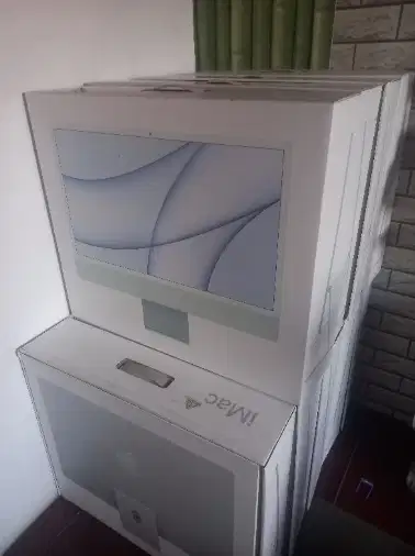 Kardus dus box Imac 24 inch tahun 2021 original fullset ex office
