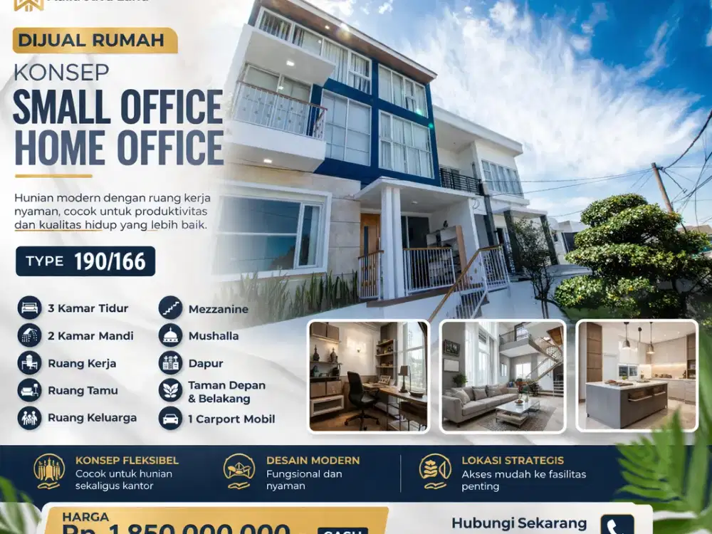 Rumah SOHO 2 Lantai di Lembang – Cocok Usaha & Hunian | 1,85 M