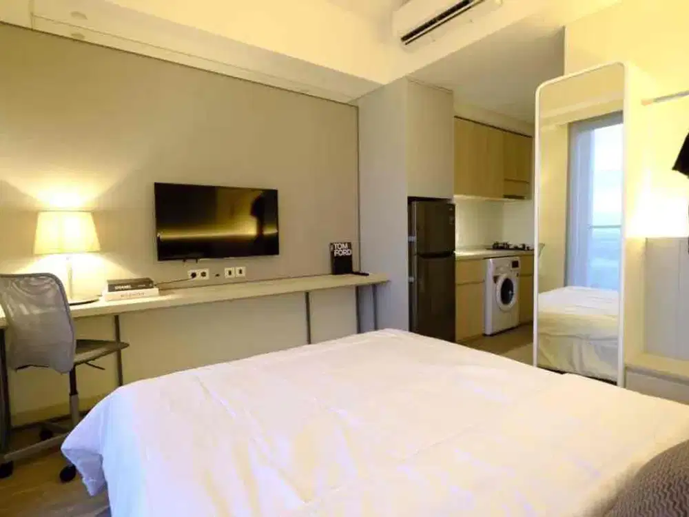 Apartemen Sedayu City Studio Furnish Rapi – View Kota & Old Shanghai Sedayu City