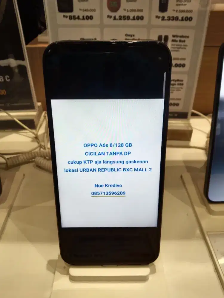 OPPO A6s (8/128GB) Cicilan tanpa DP