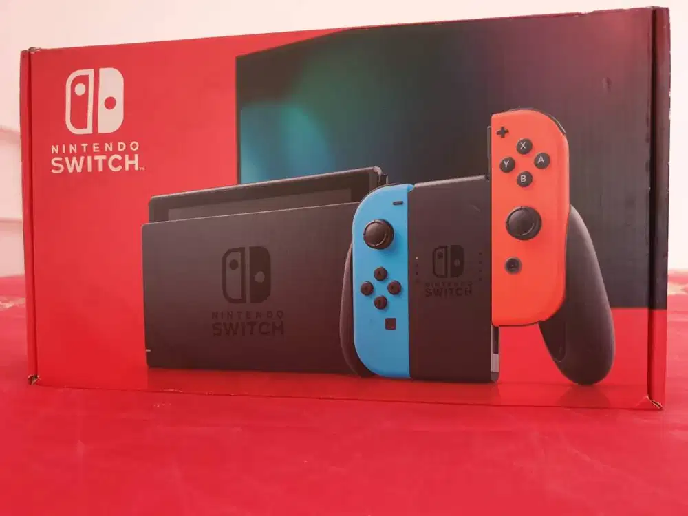 Nintendo Switch V2 Neon OFW – Fullset & Like New