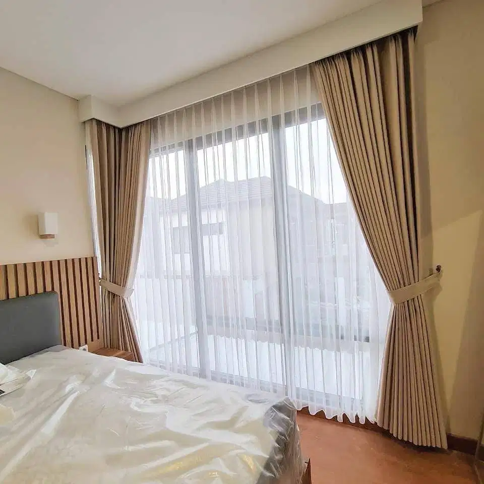 Termewah Gorden Pasang Wallpaper Korden Gordeng Horden Roller Blind