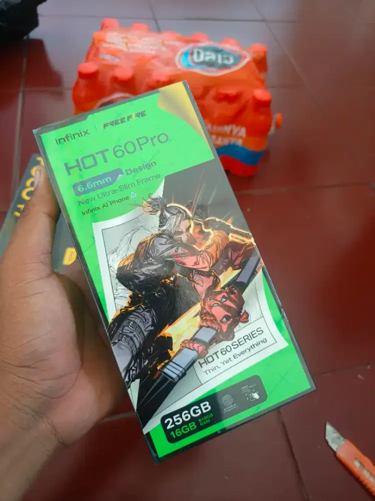New Infinix hot 60 pro ram8/256 garansi resmi 1 tahun