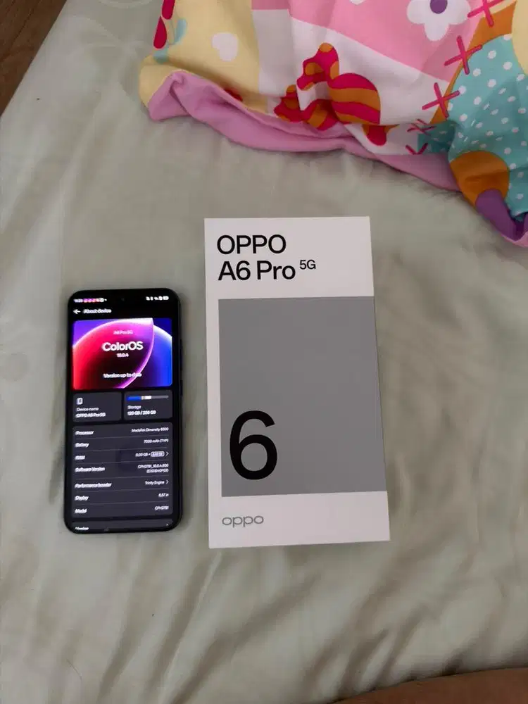 OPPO A6 Pro 5G 256GB RESMI FULLSET LIKE NEW