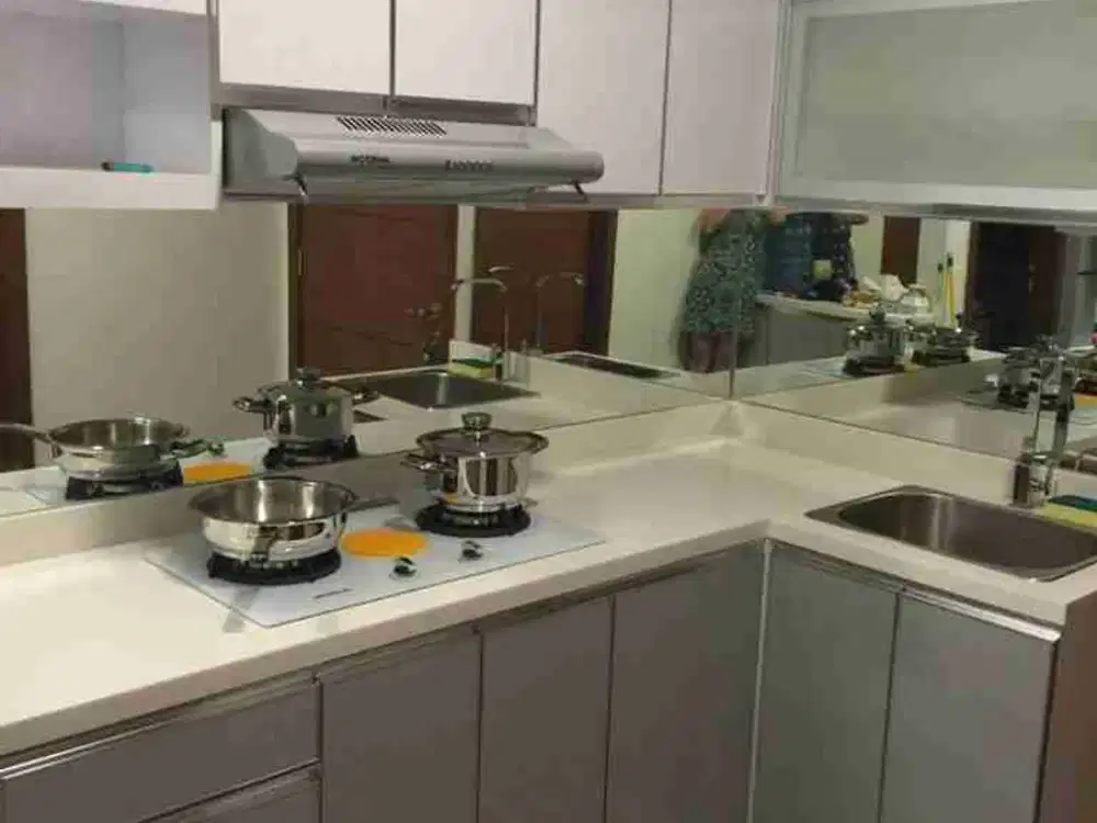 sewa cepat apartemen greenbay 1br furbished 42m2