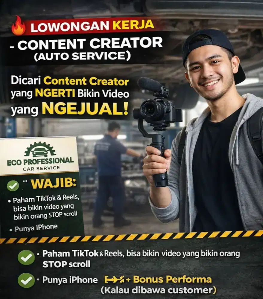 Content creator yang mengerti bikin video yang ngejual