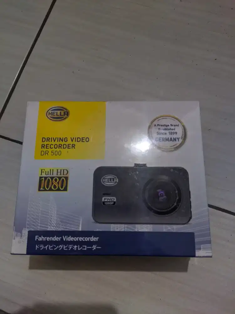 Dashcam HELLA DR500 Full HD 1080p Original Baru Segel Kamera Mobil