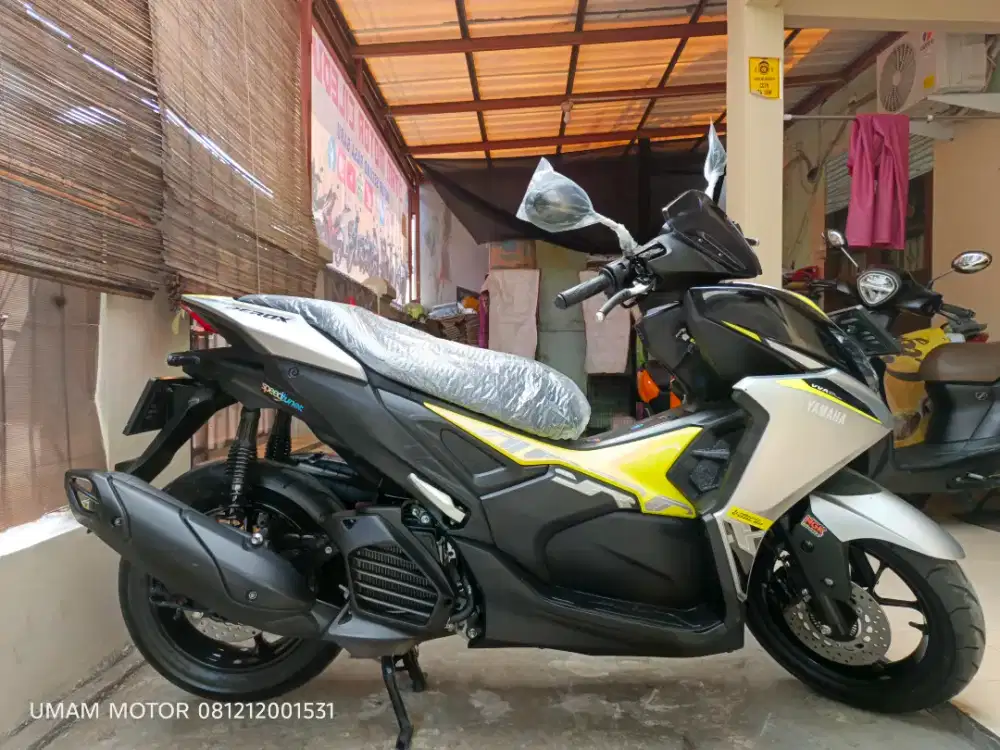 KM 5K YAMAHA AEROX ALPHA 2025 BLN 10 BS TT 2024 DI CILEDUG HRG PAS ORI
