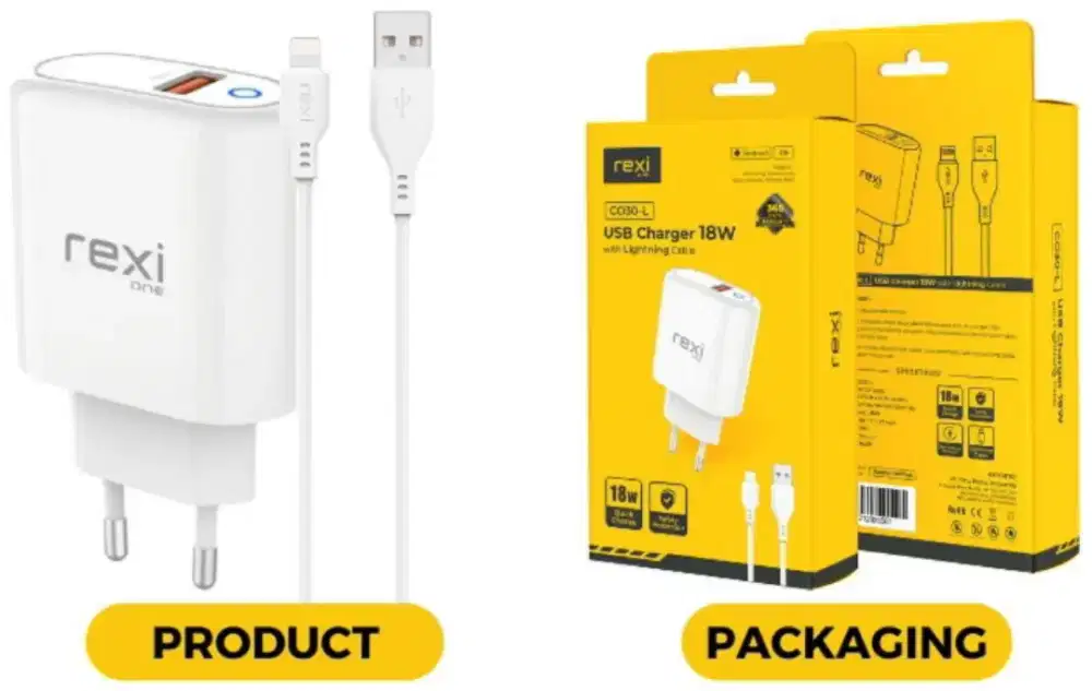 Rexi One CO30-L Travel Charger Lightning