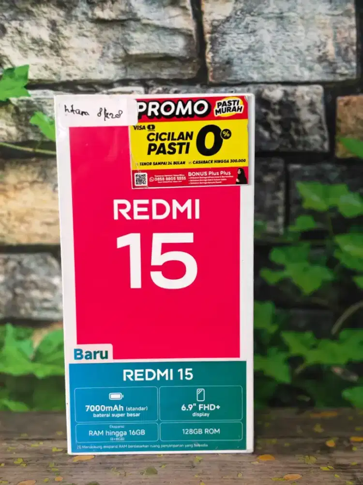 Ready Redmi 15 8/256 bisa tukar tambah