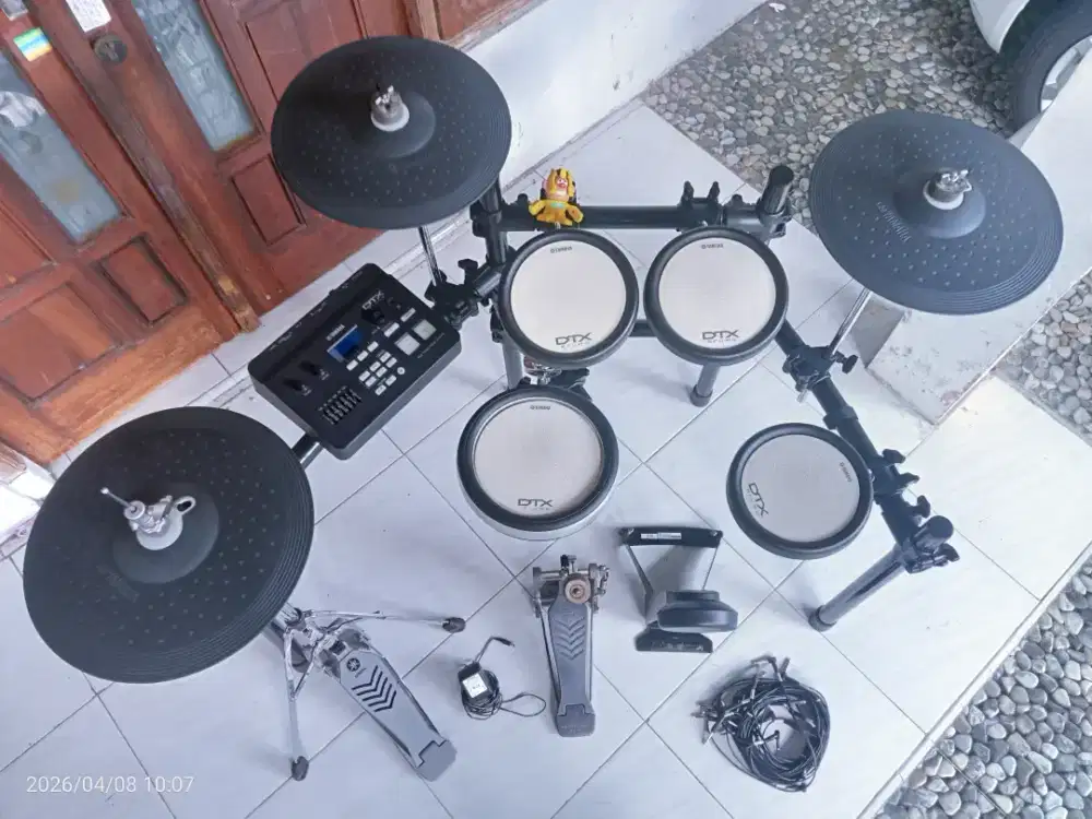 Drum DTX 700 + pedal yamaha