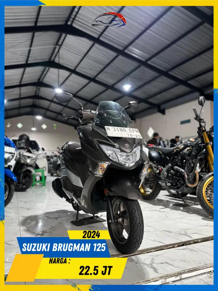 SUZUKI BURGMAN 125 2024 MURAH BERKUALITAS HIKMAH MOTOR KEPUH MALANG