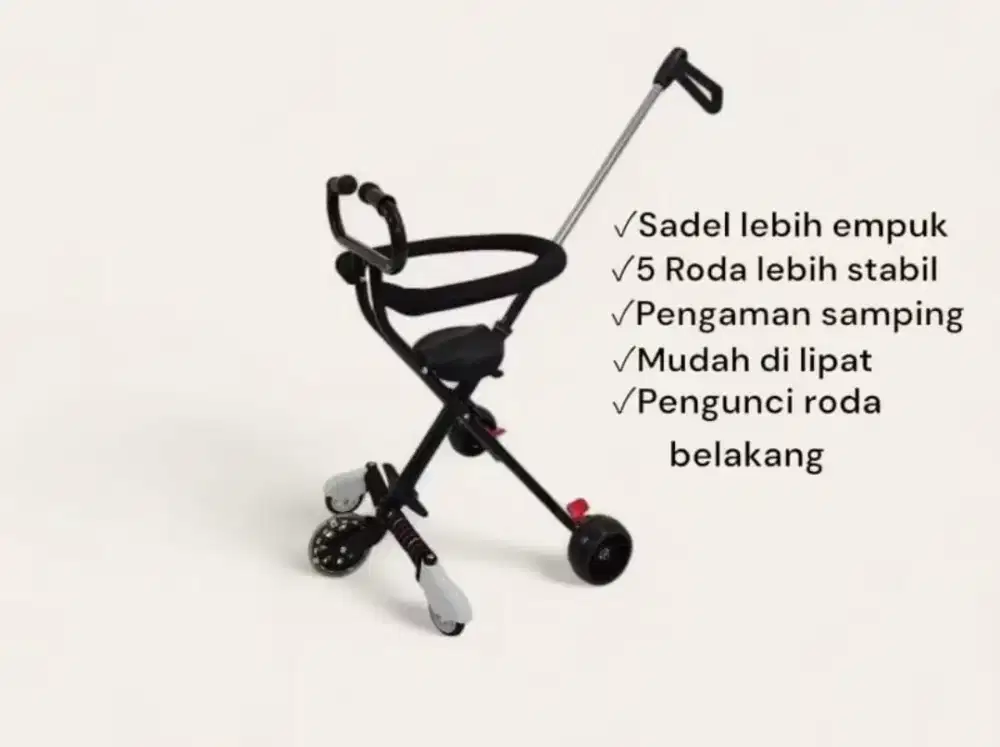 RIDER KERETA DORONG BAYI TRAVELER SMART STROLLER