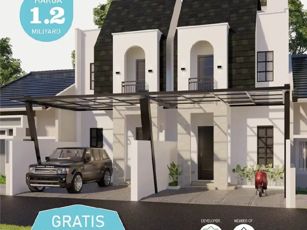 Jual Tanah di Jagakarsa Jakarta Pinggir Jalan Langsung desain American Classic