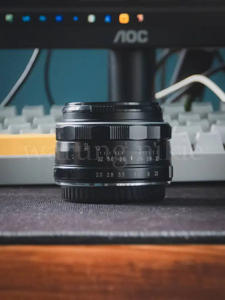 LENSA MEIKE 50MM F2 MICRO FOUR THIRDS MFT OLYMPUS LUMIX