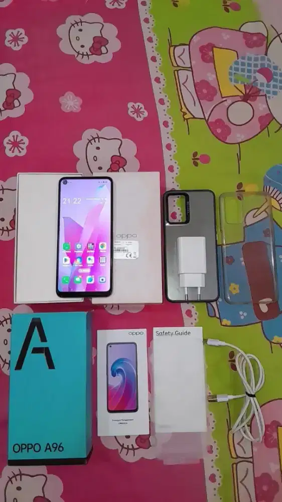 JUAL BU OPPO A96 RAM 8+4GB/256GB Fullset No Minus.