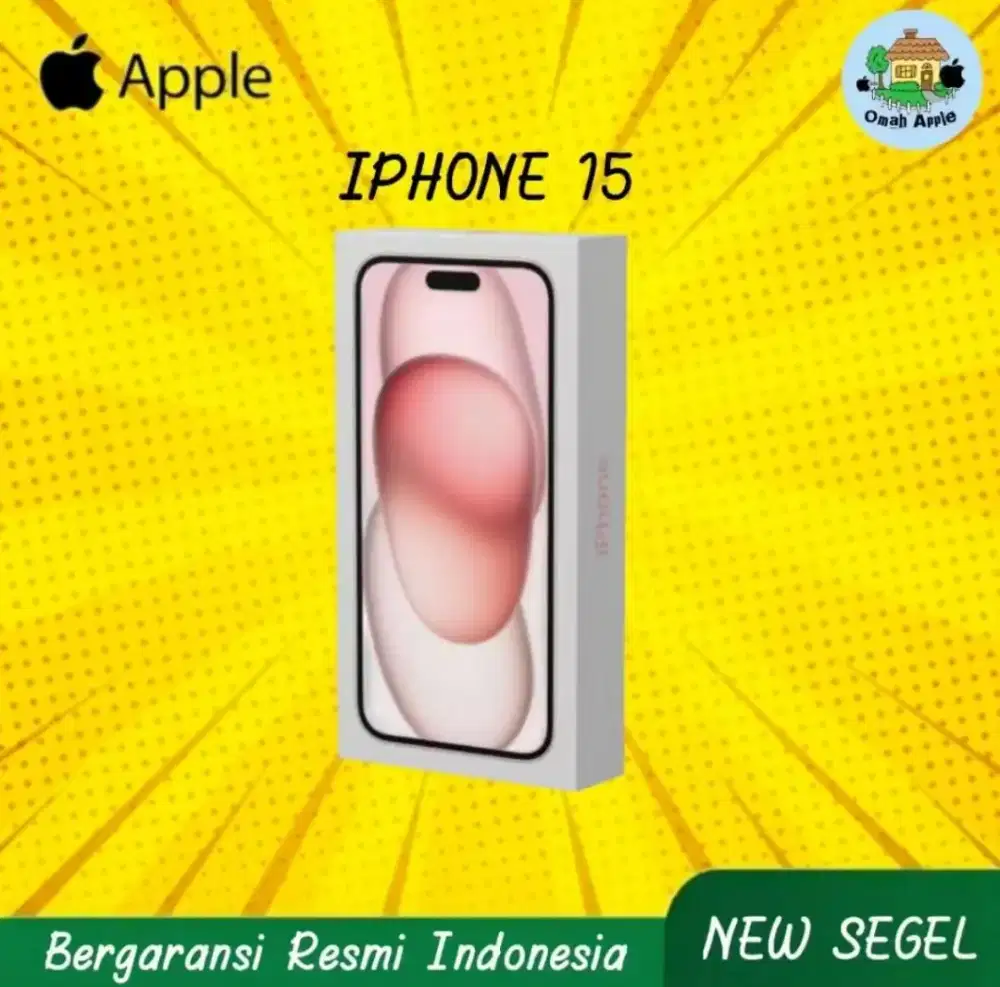 iPhone 15 Pink New Segel