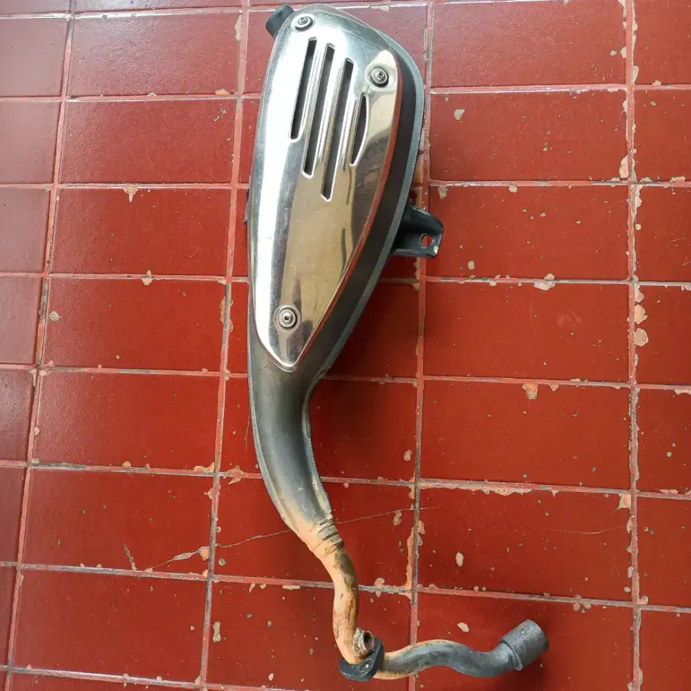 Dijual knalpot vespa matic original bekas