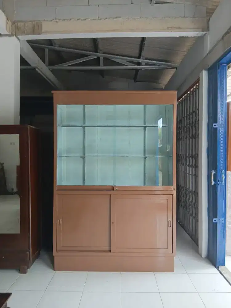 Lemari toko lemari buku lemari display pintu sliding