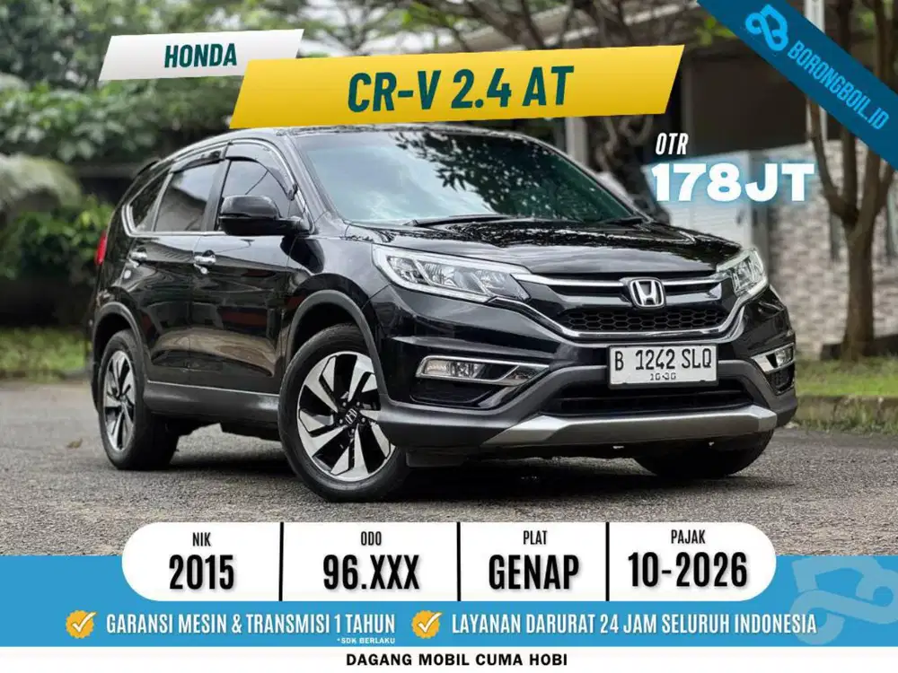 Honda CRV 2.4 Facelift AT Hitam Metalik 2015 / 2016 Xtrail 2.5