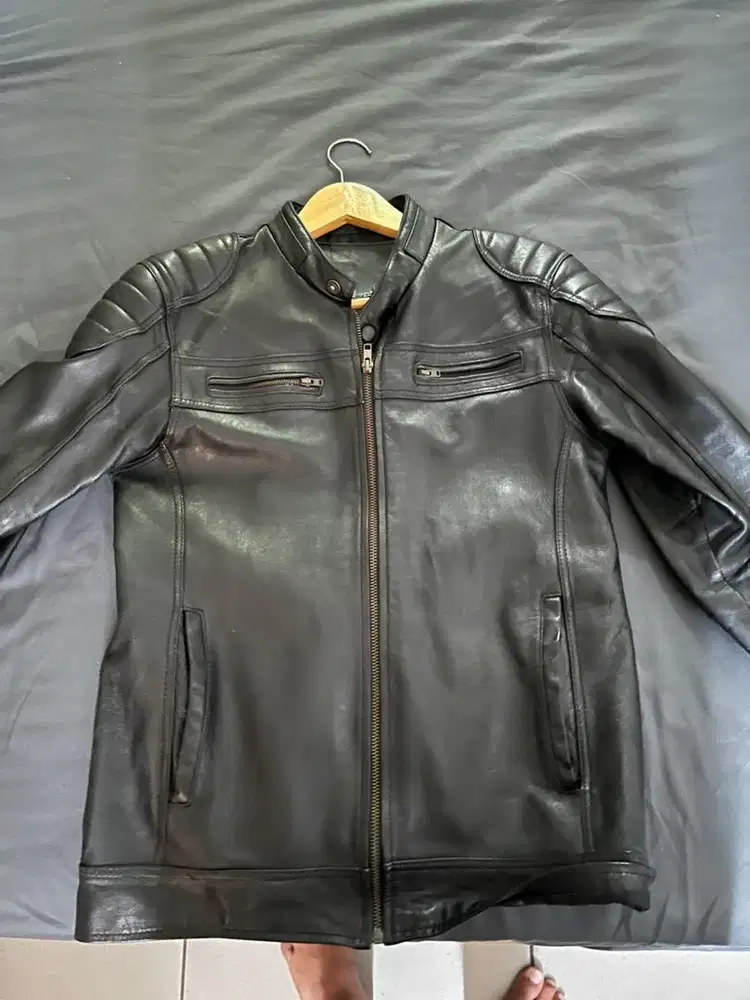 Jaket Kulit Asli Domba Blck